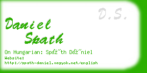 daniel spath business card